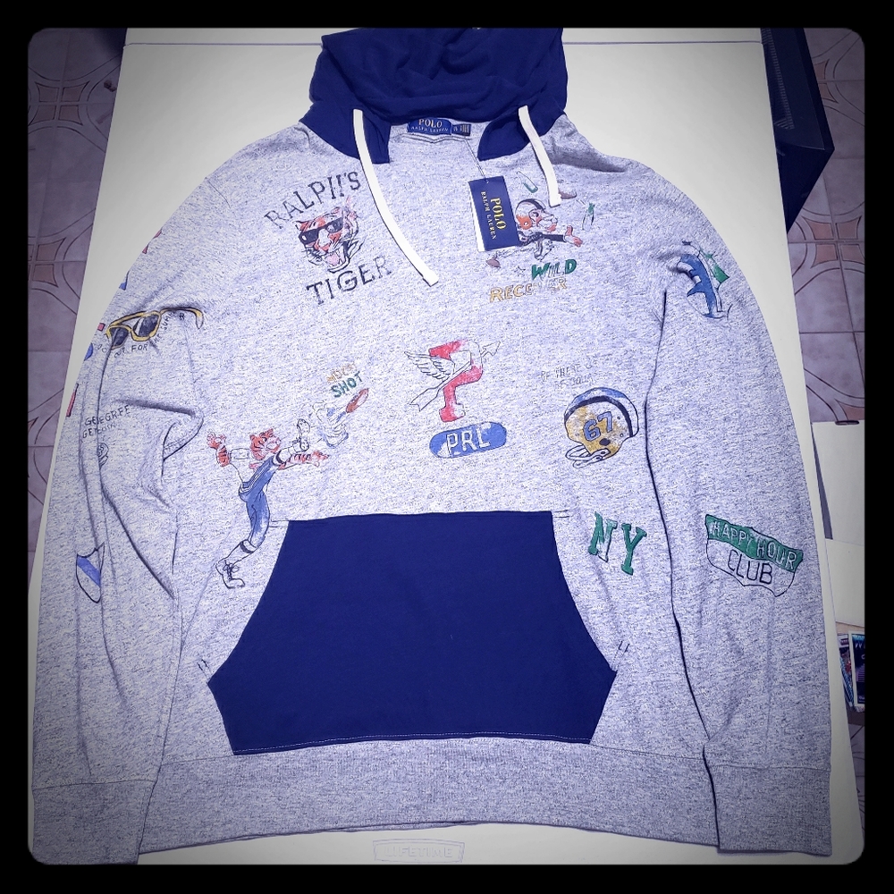 🚨SOLD🚨Polo Ralph Lauren Yale Tiger P Wing Hoodie